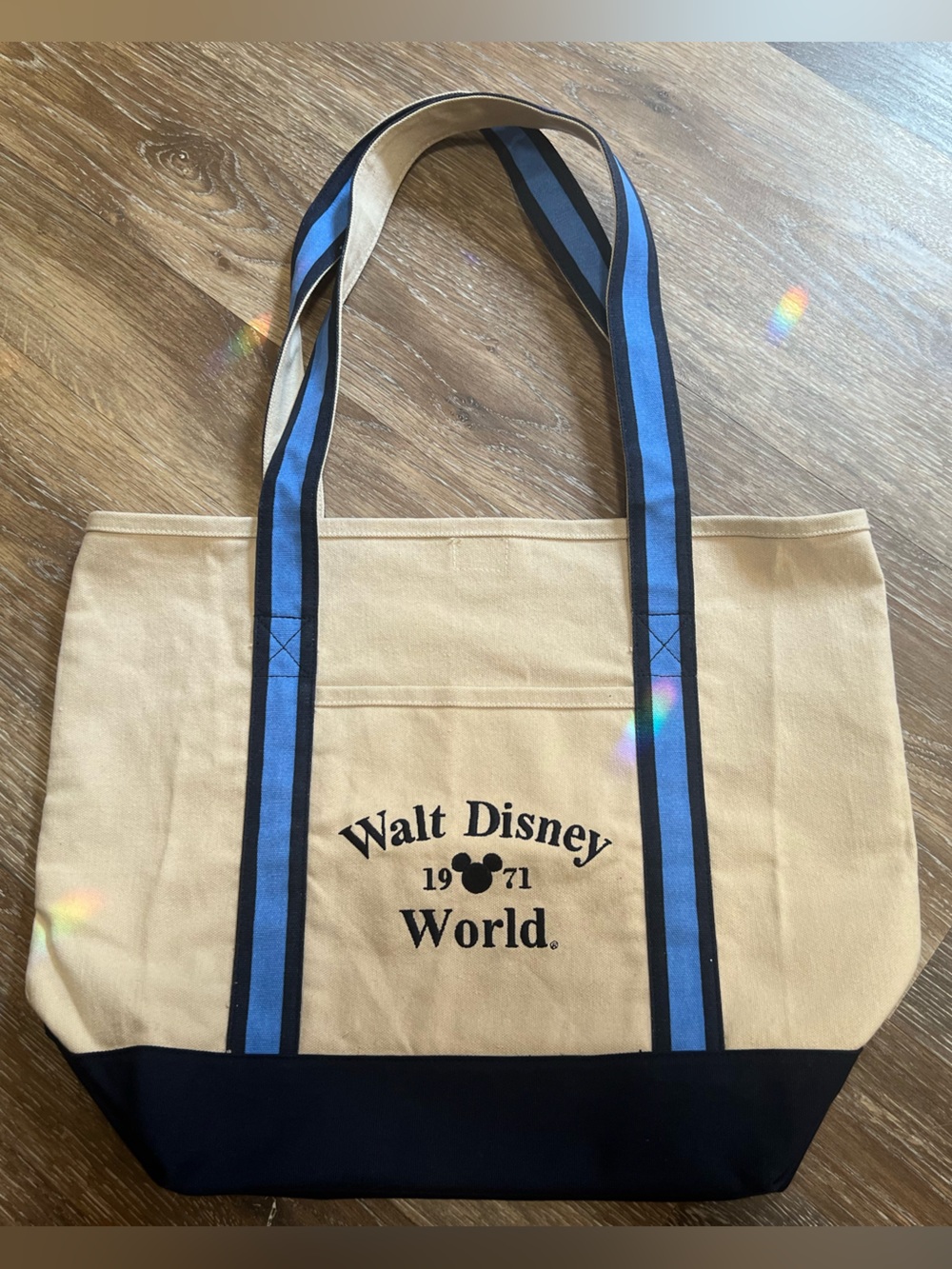 Walt Disney World Embroidered Canvas Tote